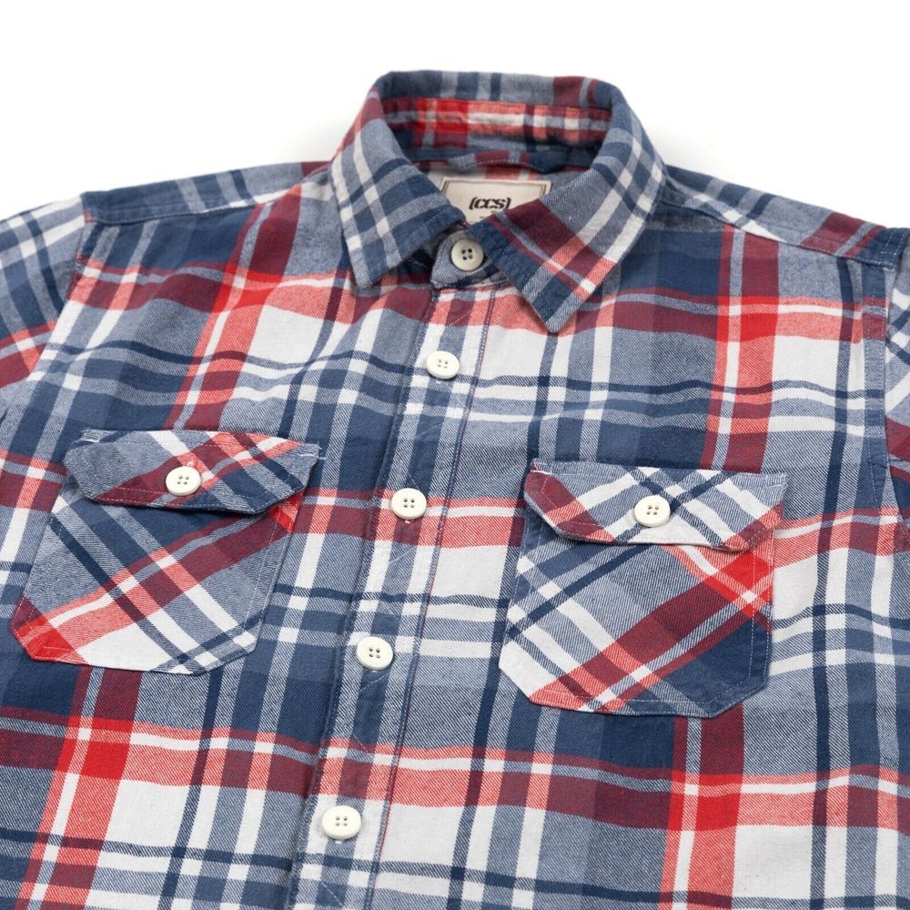 CCS‎ Skateboarding Long Sleeve Flannel Shirt Men's Size Medium Multicolor